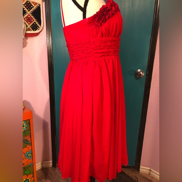 Vintage Red Rose Sleeveless Dress 💋 - Picture 7 of 16